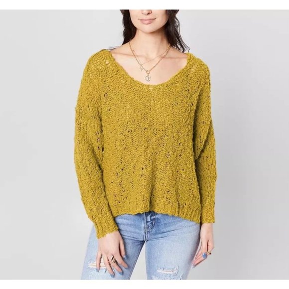 Free People Sunday Shore Pullover Sweater NEW MSRP $128 - Picture 2 of 7